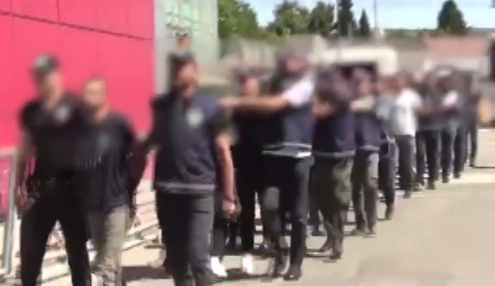 Gaziantepte change araç operasyonu: 13 şahıs tutuklandı
