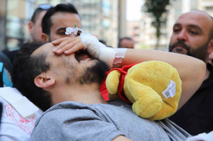 Gaziantepteki kazada hayatını kaybeden anne ve iki çocuğu için hastanede tören düzenlendi

