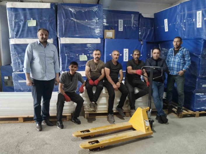 Hollandadan alınan minderler Erzuruma ulaştı
