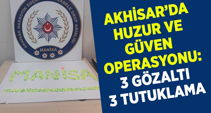 Huzur operasyonu: 3 tutuklama 3 gözaltı