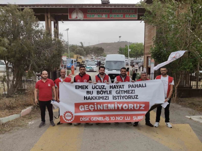 İşçilere maaş veremeyen Karşıyaka Belediyesinden Aile Pikniği
