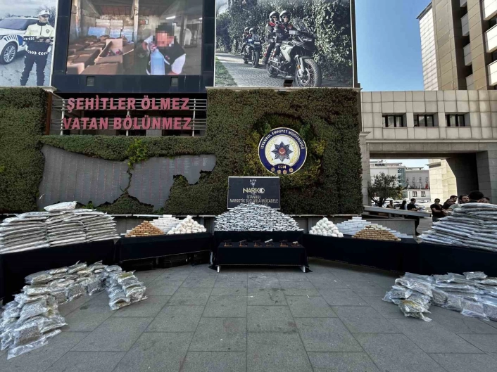 İstanbul merkezli 6 ilde Narkotik Operasyonu: 548 kilogram uyuşturucu madde ele geçirildi
