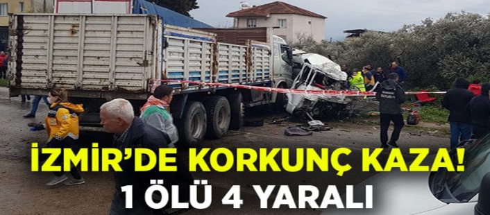 İzmir'de feci kaza: Ölü ve yaralılar var!