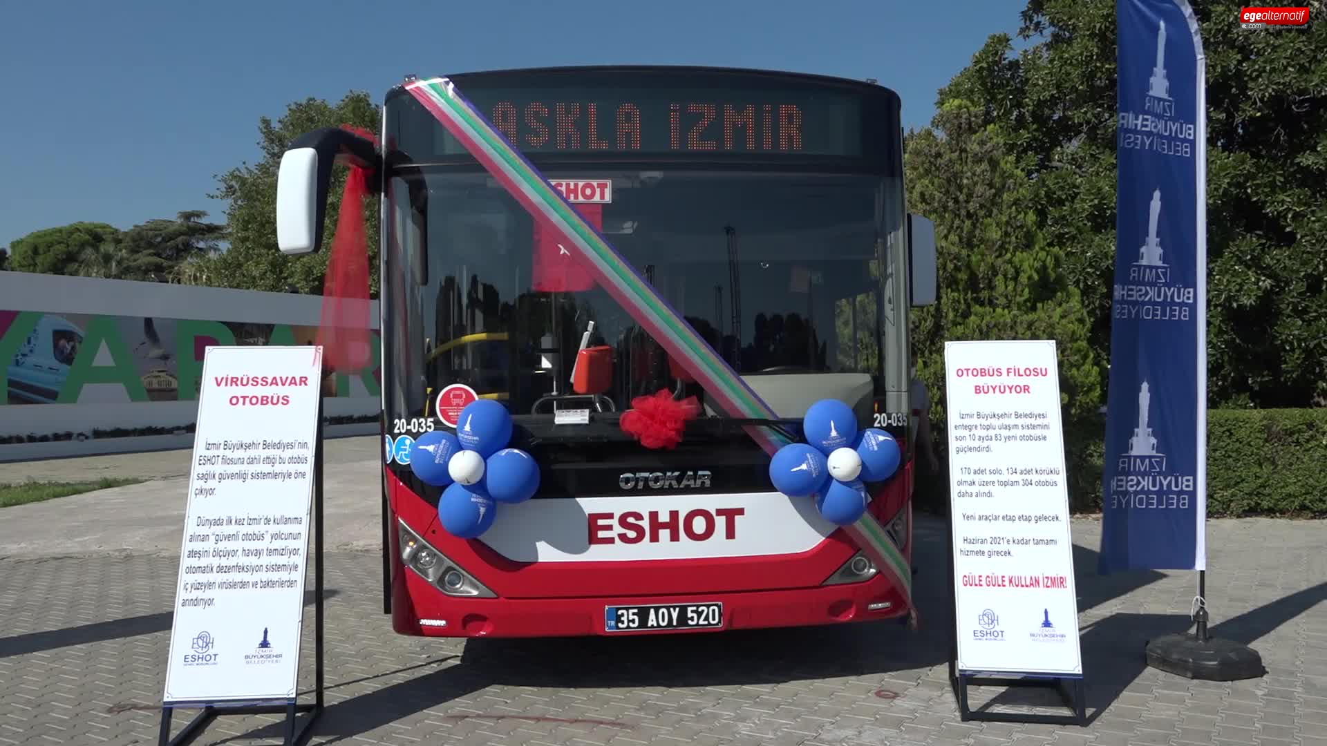 İzmir'e 304 otobüs daha geldi