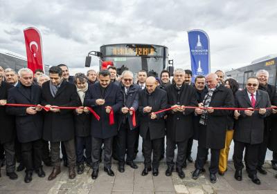 İzmir'e yerli üretim 15 yeni otobüs