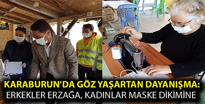 Karaburun’da göz yaşartan dayanışma