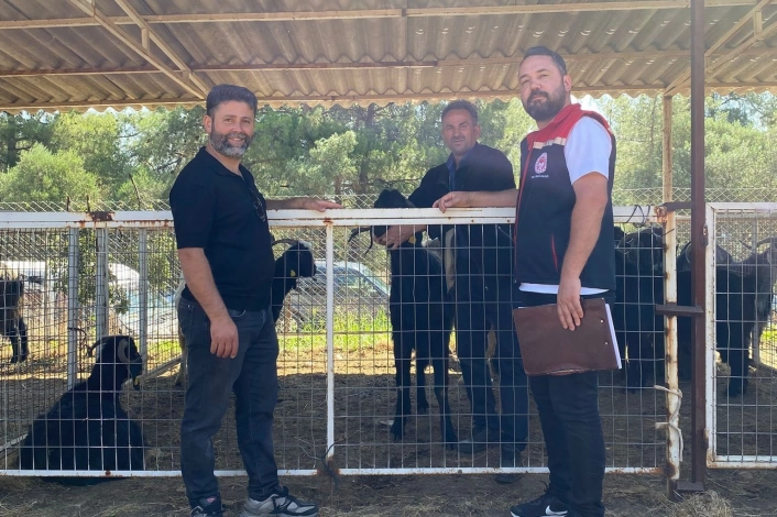 Karacasuda kurban satış yerleri denetlendi
