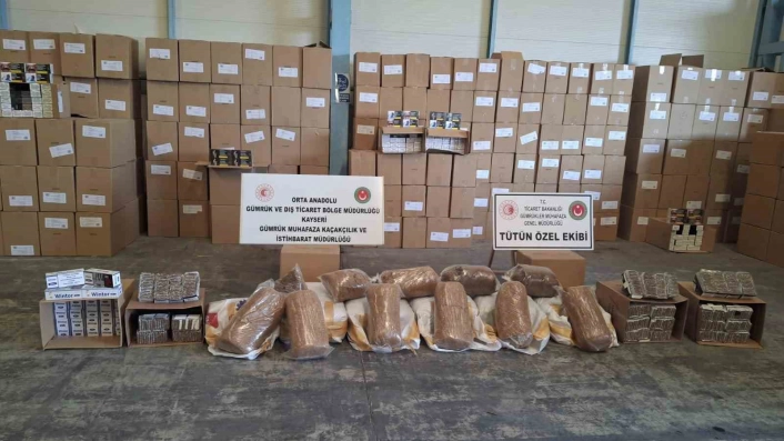Kayseride 2 milyon TLlik kaçak  ürün yakalandı
