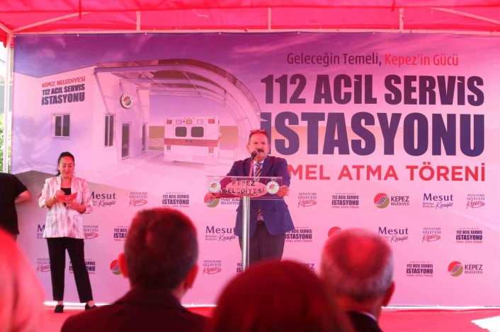 Kepezde 112 Acil Sağlık İstasyonunun temeli atıldı
