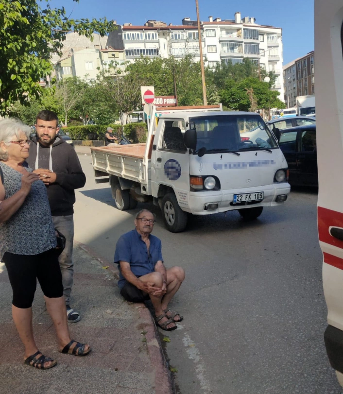 Keşanda kamyonetin çarptığı Fransa vatandaşı yaya yaralandı
