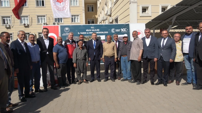 Kiliste tarıma ve istihdama katkı sağlayacak ekipmanlar çiftçilere teslim edildi
