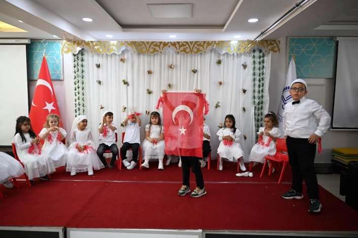 Kırklarelinde 4-6 yaş Kuran kursları yıl sonu etkinliği düzenlendi

