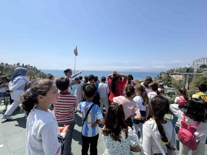 Kırsal bölgede taşımalı eğitim gören öğrencilere özel etkinlik
