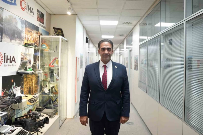 KKTCli Bakan Gadiyanoğlundan İHAya ziyaret
