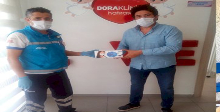 Kliniklere 5 Bin Maske Dağıtıldı