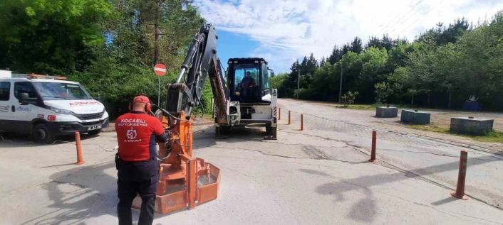 Kocaelide o yollarda artık araçların alt takımları hasar görmeyecek
