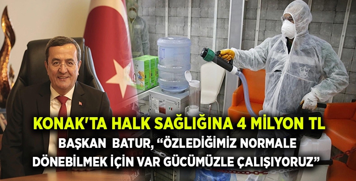 Konak’ta halk sağlığına 4 milyon TL