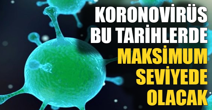 Koronovirüs bu tarihlerde maksimum seviyede olacak