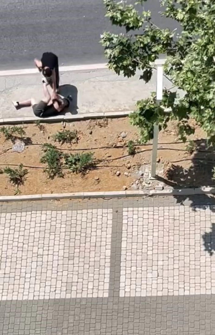 Küçükçekmecede dehşet veren anlar
