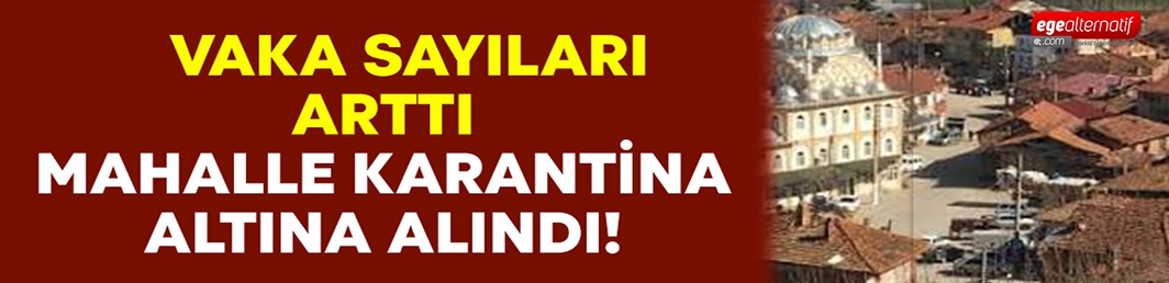 Kütahya'da karantina uygulaması başladı!