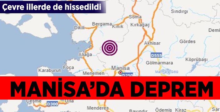 Manisa’da deprem!