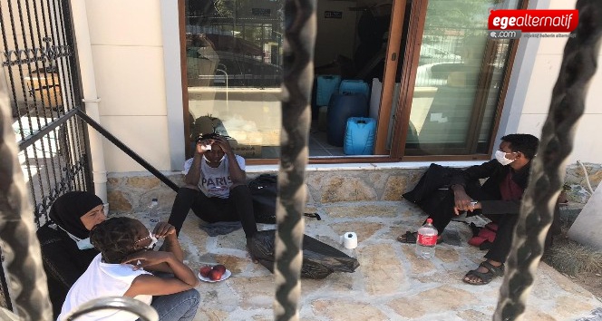 Marmaris'te 5 düzensiz göçmen kurtarıldı