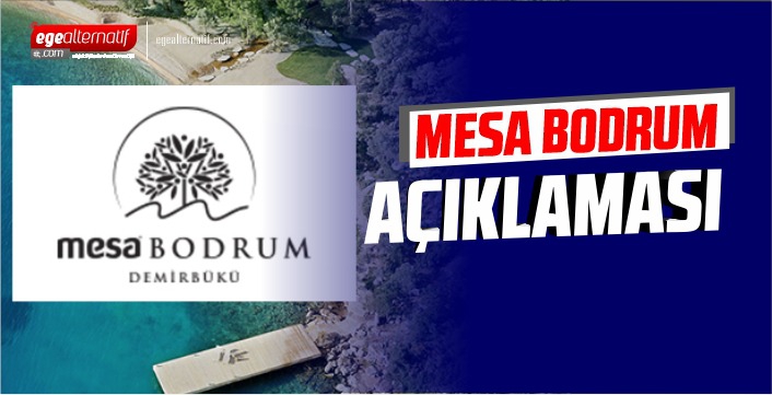 Mesa'da açıklama!