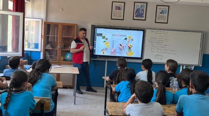 Miniklere gıda güvenliği ve israfın önemi anlatıldı
