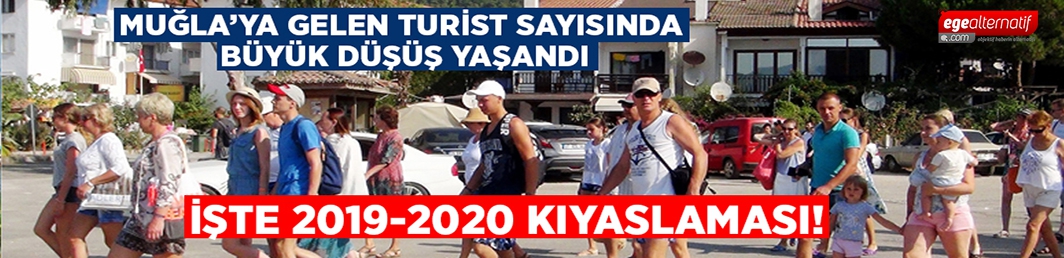 Muğla’ya gelen turist sayısında büyük düşüş yaşandı