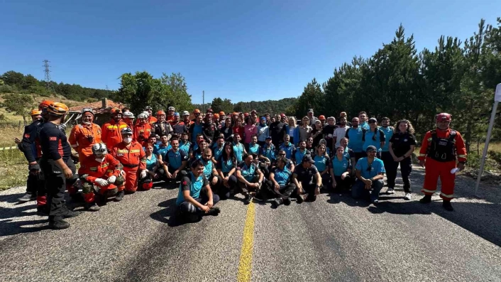 Muğlada gerçeği aratmayan deprem tatbikatı
