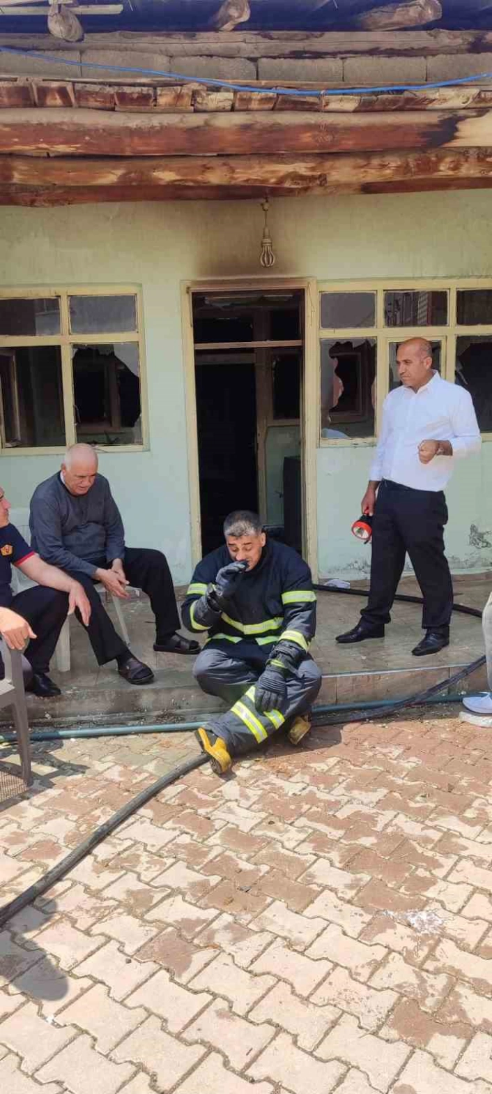 Muşta tek katlı evde yangın çıktı
