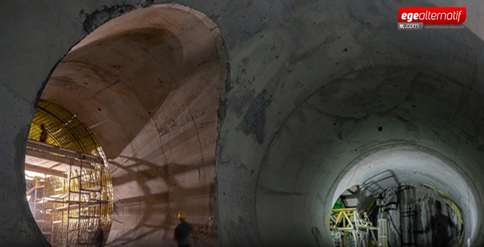 Narlıdere Metrosu’ndaki ikinci tünel üçüncü istasyona ulaştı