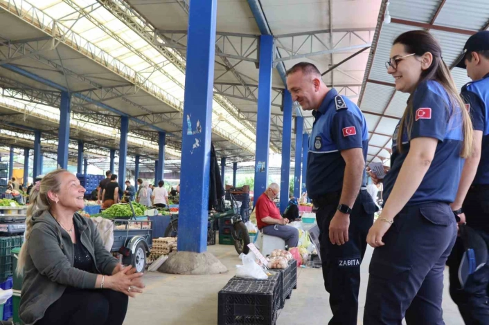 Nazilli Belediyesinden pazaryerlerinde düzen ve güvenlik adımı
