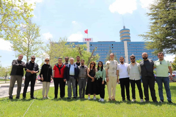 NEÜ Kurumsal İletişim Koordinatörlüğünden TRTye teknik ziyaret
