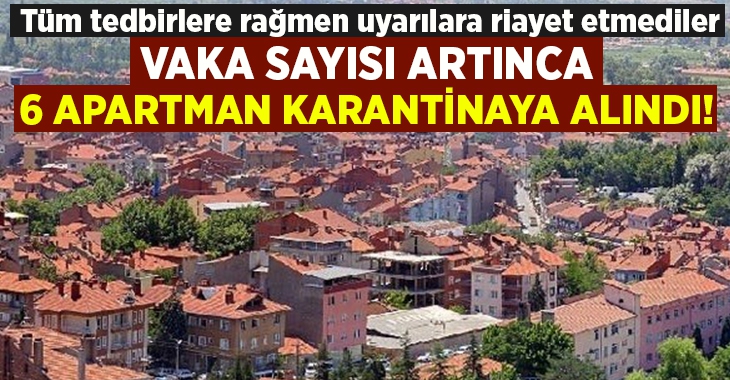 o ilçede vaka sayıları artmaya devam ediyor!