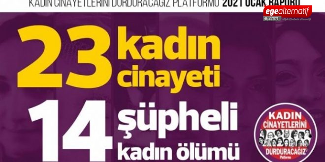 Ocak ayında 23 kadın katledildi