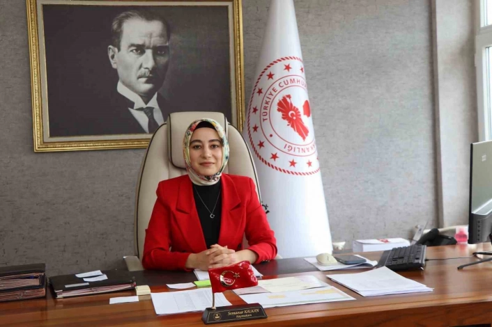 Olurda bir ilk: Kaymakam Semanur Kalkan göreve başladı
