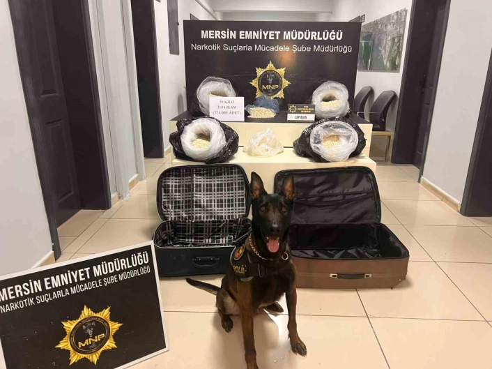 Polis tam 58 kilo 310 gram uyuşturucu hap ele geçirdi: 4 gözaltı
