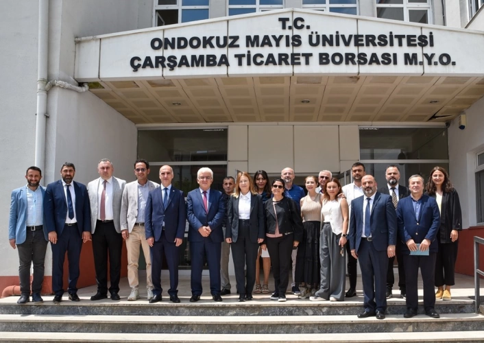 Rektör Aydından Çarşamba MYOya destek vurgusu: 