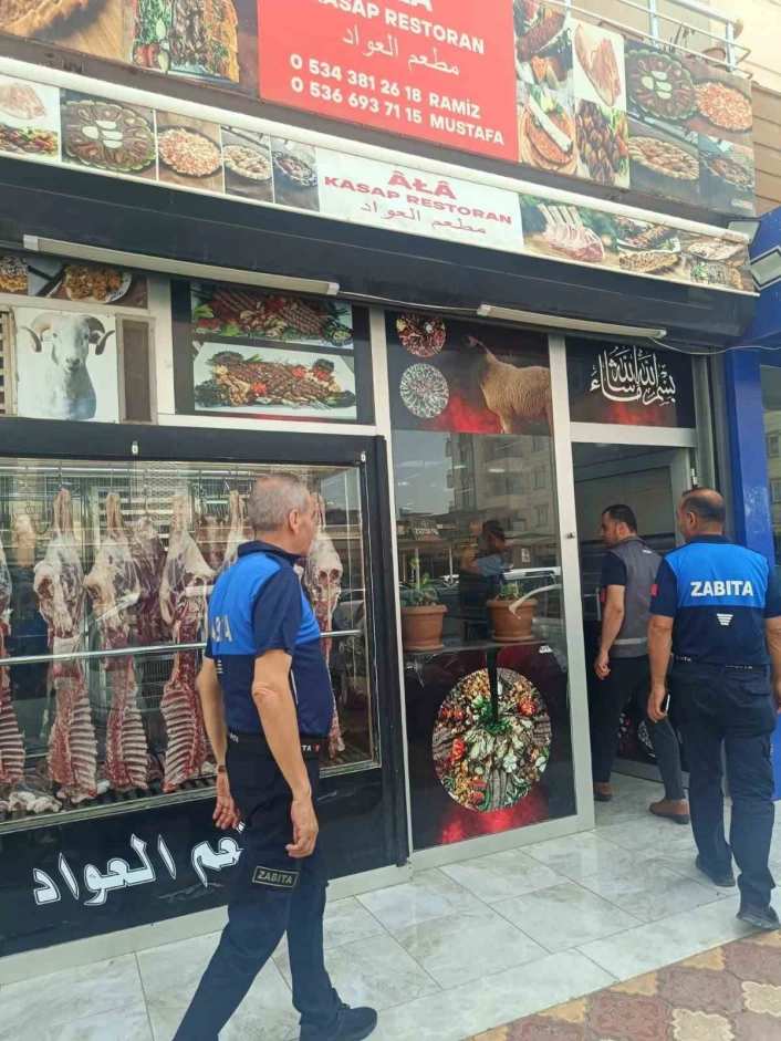 Reyhanlıda kasaplara kurban bayramı denetimi
