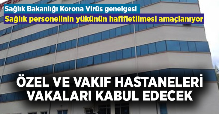 Sağlık personelinin yükünün hafiflemesi için yeni genelge