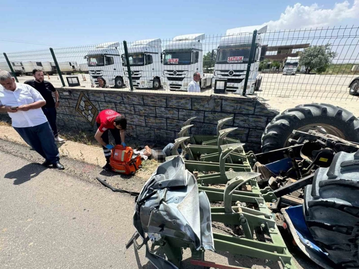 Şanlıurfada ilginç kaza kamerada
