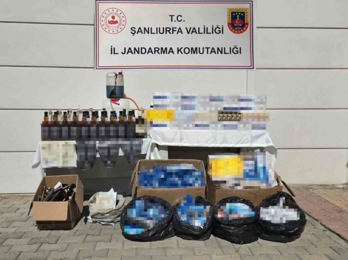 Şanlıurfada kaçakçılık operasyonu: 3 gözaltı
