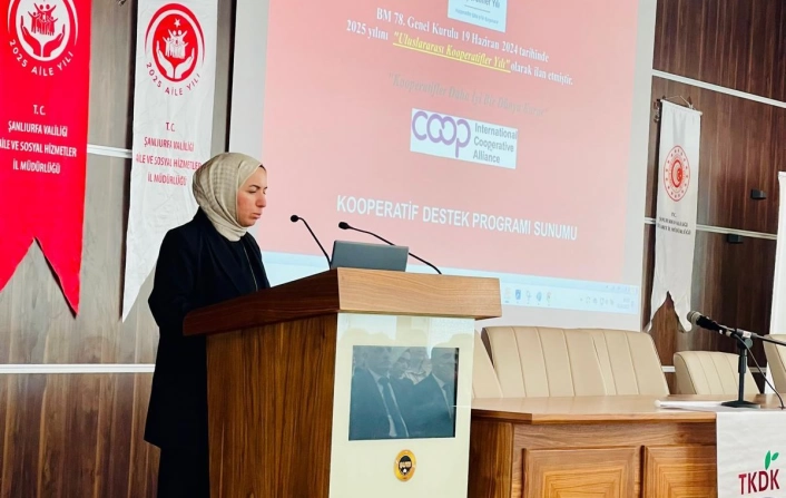 Şanlıurfada Kooperatif Destek Programının tanıtımı yapıldı
