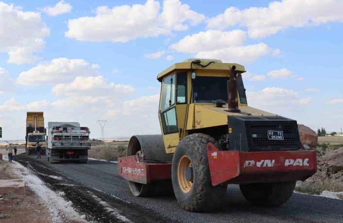 Şanlıurfada Sulutepe Göleti Mesire Alanı Yolu yenilendi
