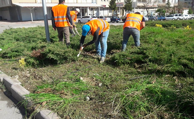 Seydişehir çevre temizliği yapıyor 