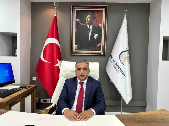 Tapu ve Kadastro Bölge Müdürü Mustafa Aslan göreve başladı
