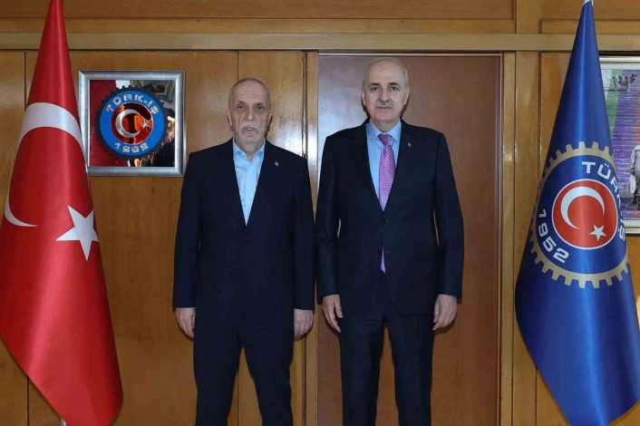 TBMM Başkanı Kurtulmuş, TÜRK-İŞi ziyaret etti
