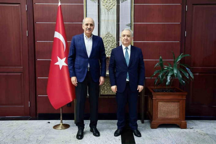 TBMM Başkanı Kurtulmuş, Türkiyenin Astana Büyükelçisi Kapucu ile görüştü
