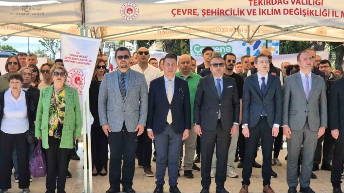 Tekirdağda Çevre Haftası törenle kutlandı
